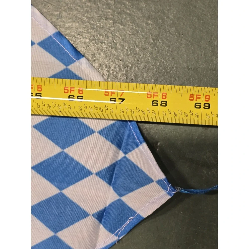 Oktoberfest/circus/baby Shower Table Runner for‎ Party Decoration Blue Bulk (U)
